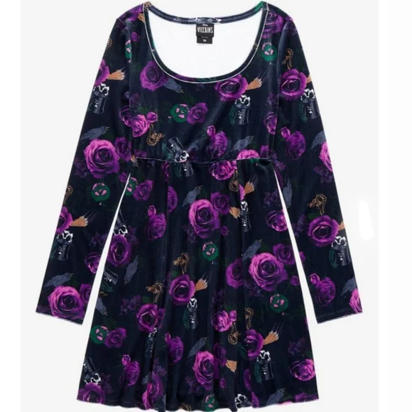 open lace back dress Skulls And Purple Sleeveless Dress  Grim Haven Clothing